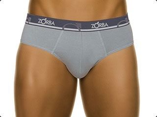 Cueca Slip Plus_Cinza M