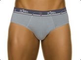 Cueca Slip Plus_Cinza M